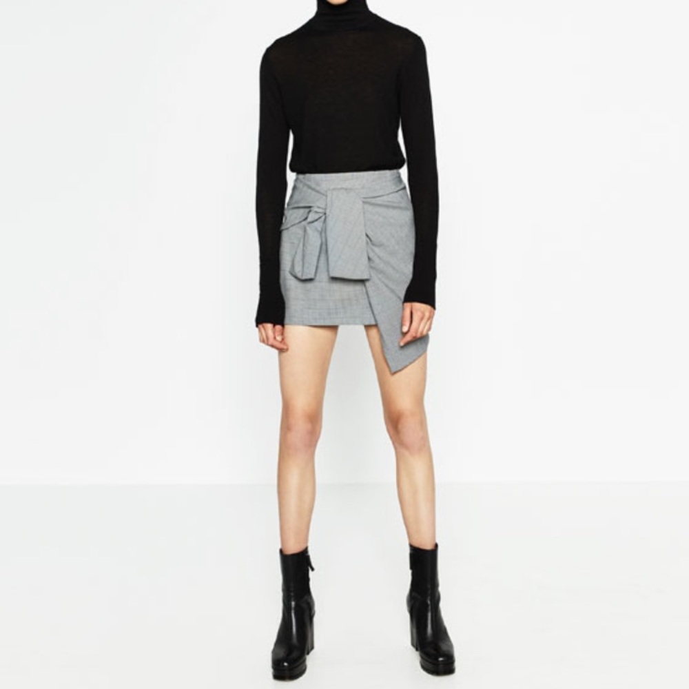 Tie Detail Skirt